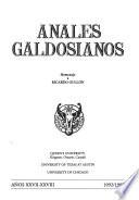 Anales Galdosianos
