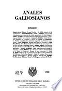 Anales Galdosianos