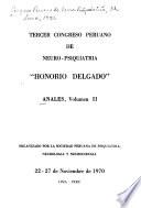 Anales: Homenaje a Honorio Delgado. Cursillos. Conferencias. Bio-bibliografía de Honorio Delgado (p. [167]-194)
