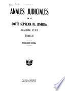 Anales judiciales de la Corte Suprema de Justicia de la República