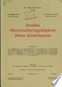 Anales otorrinolaringológicos Ibero-Americanos