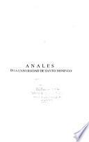 Anales - Universidad Autónomo de Santo Domingo