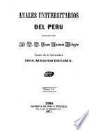 Anales universitarios del Perú
