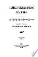 Anales universitarios del Perú