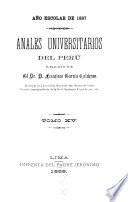 Anales universitarios del Perú