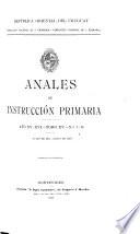 Anales - Uruguay. Consejo Nacional de Enseñanza Primaria y Normal