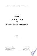Anales - Uruguay. Consejo Nacional de Enseñanza Primaria y Normal