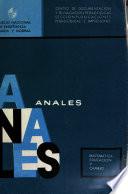 Anales - Uruguay. Consejo Nacional de Enseñanza Primaria y Normal