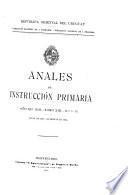Anales - Uruguay. Consejo Nacional de Enseñanza Primaria y Normal