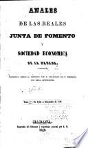 Anales y memorias de la Real Junta de Fomento y de la Real Sociedad Económica