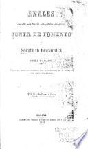 Anales y memorias de la Real Junta de Fomento y de la Real Sociedad Económica