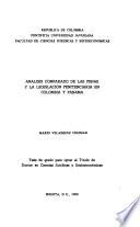 Análisis comparado de las penas y la legislación penitenciaria en Colombia y Panamá