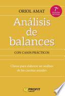 Análisis de balances