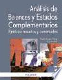 Análisis de Balances y Estados Complementarios