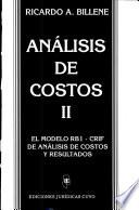Análisis de costos II