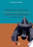 Analisis de la ejecucion del Programa Nacional de Apoyo para las Empresas de Solidaridad: El Fonaes en Tlaxcala