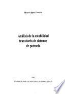 Análisis de la estabilidad transitoria de sistemas de potencia