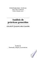 Análisis de prácticas genocidas