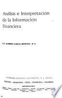 Análisis e interpretación de la información financiera