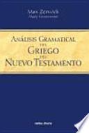 Análisis gramatical del griego del Nuevo Testamento