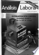 Análisis laboral