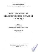 Análisis sindical del estudio del ritmo de trabajo