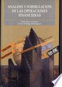 Análisis y formulación de las operaciones financieras