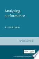 Analysing Performance