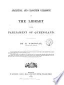 Analytical and Classified Catalogue of the Library of the Parliament of Queensland