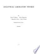 Analytical Laboratory Physics
