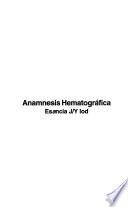 Anamnesis hematográfica