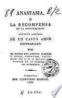 Anastasia, ó, La recompensa de la hospitalidad