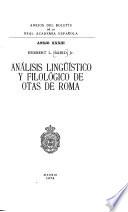 Anejos del Boletín de la Real Academia Española