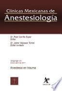 Anestesia en trauma