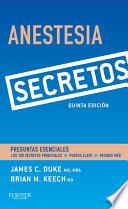 Anestesia. Secretos