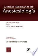 Anestesia total intravenosa