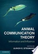 Animal Communication Theory