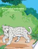 Animales salvajes libro para colorear para niños 1