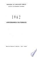 Aniversarios culturales
