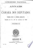 Annaes da Cámara dos Deputados