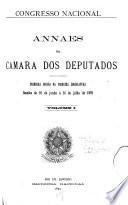 Annaes da Câmara dos Deputados