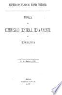 Annaes da Commissão central permanente de Geographia