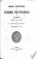 Annaes scientificos da Academia Polytecnica do Porto