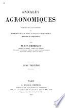 Annales agronomiques