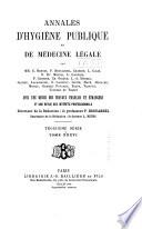 Annales d'hygiène publique, industrielle et sociale