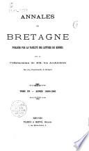 Annales de Bretagne et des pays de l'Ouest
