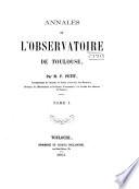 Annales de l'Observatoire de Toulouse