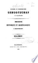 Annales de la Société Historique et Archéologique à Maestricht