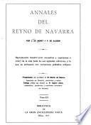 Annales del reyno de Navarra por J. de Moret y F. de Alesón