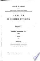 Annales du commerce extérieur ...